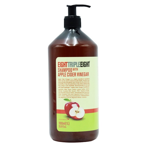 EIGHT TRIPLE EIGHT SHAMPOO APPLE CIDER VINEGAR 1LTR
